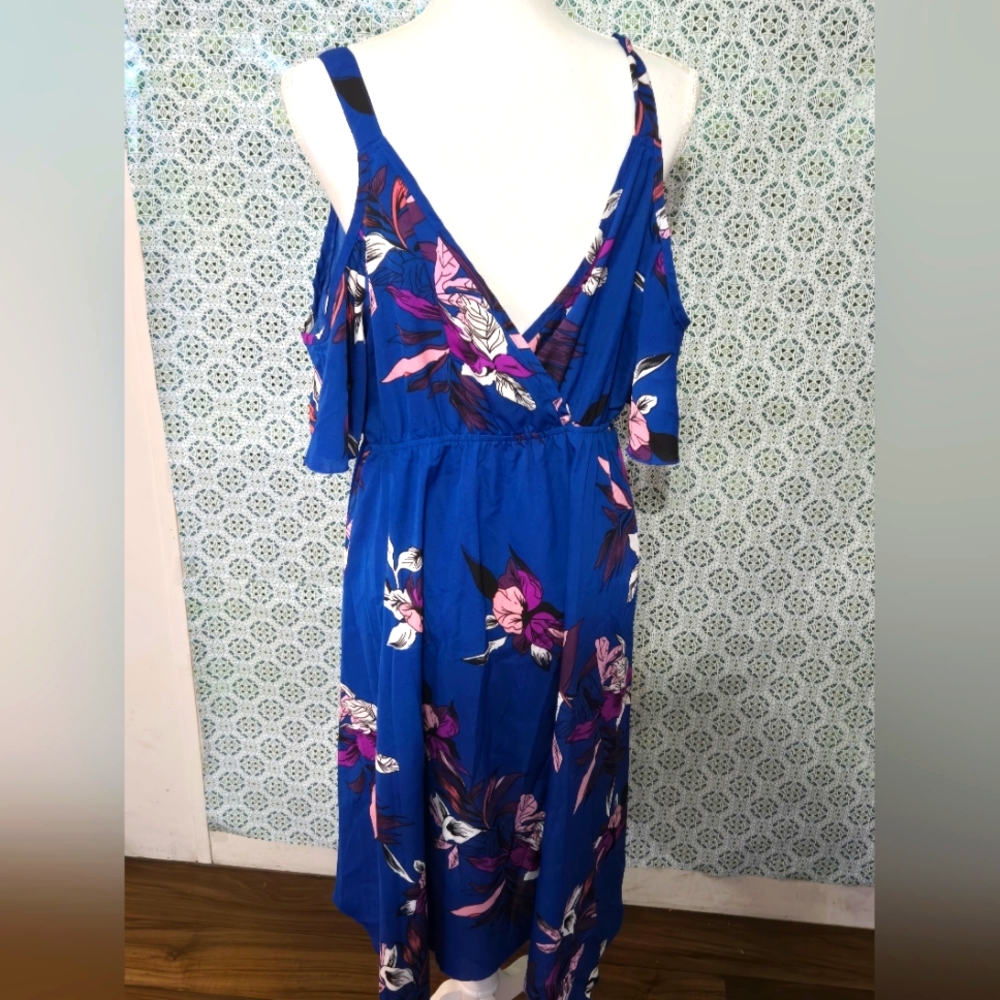 Floral Blue Dress